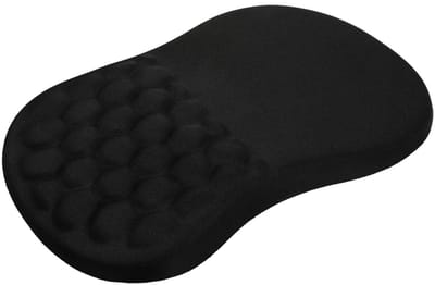 longziming -Ergonomische elleboog- en polssteun - Steunkussen - Kern van traagschuim met diepe contouren voor drukontlasting - Voor gebruik met toetsenbord en muis - 1 stuks - Zwart