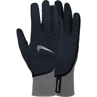 Nike Pacer Midweight Hardloophandschoenen-Zwart,Lichtgrijs