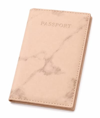 Luxe PU Leren Paspoorthoes I Paspoort Houder I Paspoort Cover I Paspoort Omslag I Paspoort Etui I Khaki
