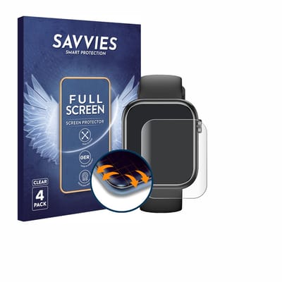 Savvies - Screenprotector voor RLQA G104 1.83" - Folie Beschermfolie transparant volledig dekking 4 Stuks