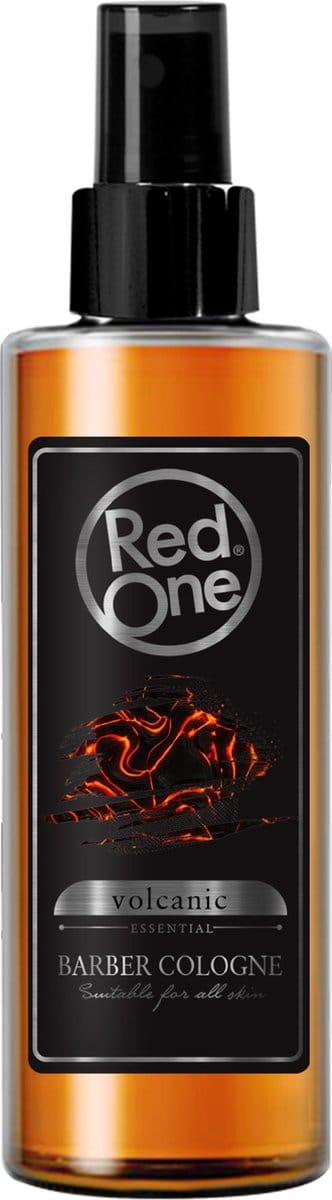 Red One Eau de Cologne Volcanic 150ml - Aftershave Parfum Heren - Langdurige Geur - Sensationele Geurbeleving - Kolonya - Barber Cologne Professional - Voor Alle Huidtypen - Aangenaam Gevoel van Frisheid en Reinheid