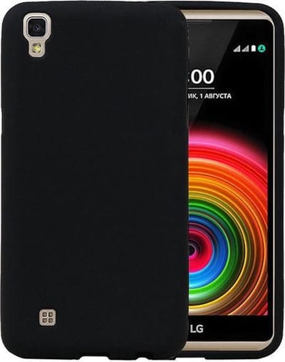 BestCases.nl Zwart Zand TPU back case cover hoesje voor LG X Power K220