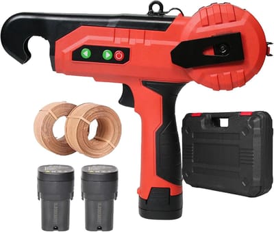 Elektrische Plantenbinder - Bindgereedschap Tuin - Snel Ranken Binden - 4 Snelheidsstanden - Max 25mm Diameter - Zwart