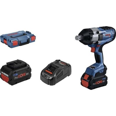 Bosch Professional GAL1880 L-Boxx 06019J8503 Accu-draaislagmoeraanzetter 1050 Nm 18 V Aantal meegeleverde accus: 2 5.5 Ah Li-ion Brushless, Incl. 2