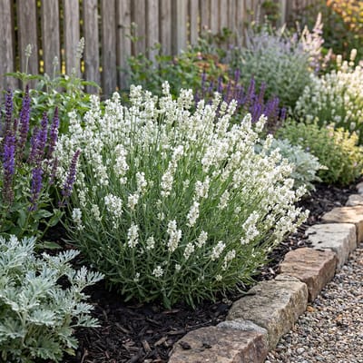 Bloomique - Set van 6 - Lavandula Edelweiss - Echte Lavendel - Winterhard - Geurend - Vaste Plant - 10-20cm Hoog - Pot 9cm