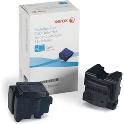 Xerox 108R00931 solid inkt cyaan 2 stuks (origineel)