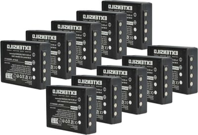 Accu Vervangend - Batterij Pack - Afstandsbediening Bediening - Krachtige Vervangende Batterijen - 10 stuks - Zwart