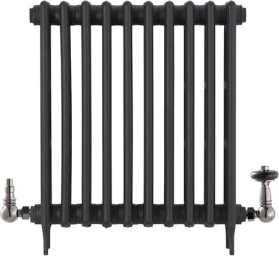 Radiator Klep - Thermostatische Ventiel - Verwarming Regelen - Zwarte Nikkel Afwerking - 20 x 17 x 8 cm - Zwart