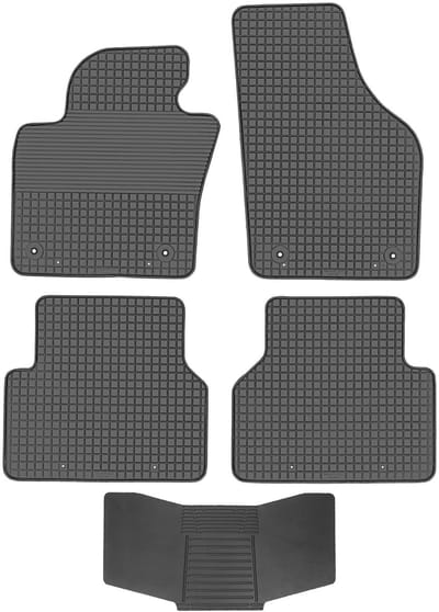 Max-Dywanik DOMA - Audi Q3 I - Zwarte Rubbermatten - Perfecte Pasvorm - Neutral Geur