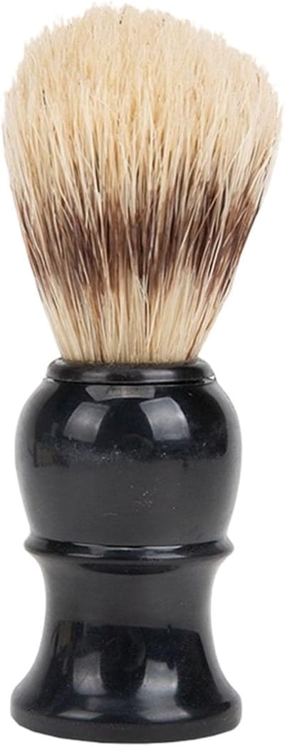 Scheerborstel Heren - Baardverzorging Styling - Dagelijks Gebruik - Zachte Haren - 10.5 x 4.5 cm - Zwart