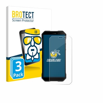 Screenprotector 3 Stuks voor Doogee S61 Pro Beschermglas transparant
