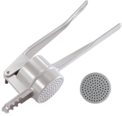 Westmark Spätzle- en pureepers, ronde gaten, gegoten aluminium, lengte: 41 cm, Spätzlepress, zilver, 61102260