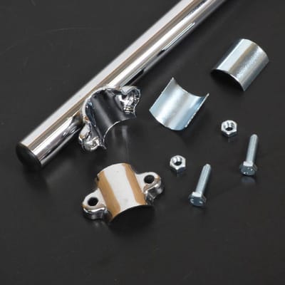 universeel rsm stuur voor peugeot auto's chroom staal Ø 26/28mm nieuw