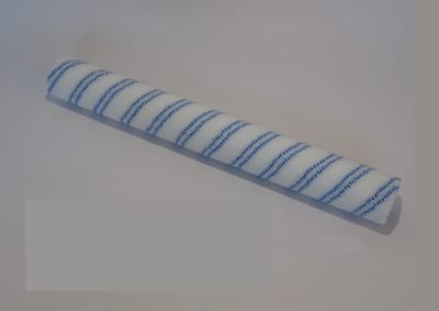 Verfrol 70cm breed nylon blauwe draad
