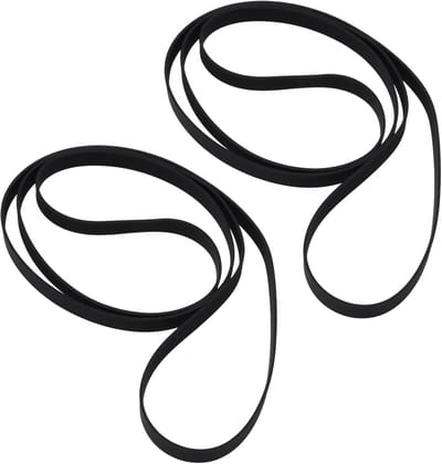 Draaifoon Aandrijfriemen - Platenspeler Riemen - Muziek Afspelen - Universele Pasvorm - 545mm Omtrek 5mm Breed - Zwart