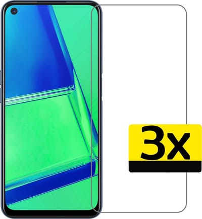 Screenprotector - Geschikt voor OPPO A52 - 3 Stuks - Extra Sterk - Beschermglas - Gehard Glas - Tempered Glass - Screen Protector