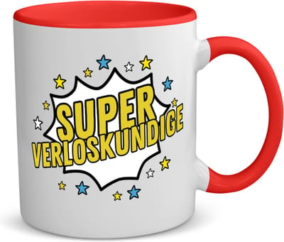 Akyol - super verloskundige koffiemok - theemok - rood - Verloskundige - dokter - werk - afscheidscadeau - verjaardagscadeau - kado - 350 ML inhoud