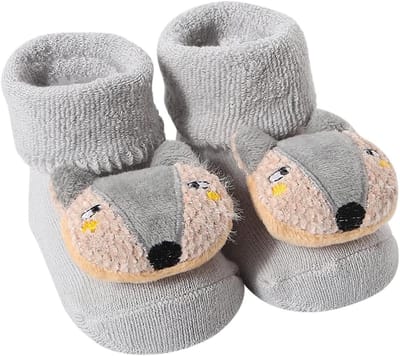 Baby sokken - Peuterschoentjes - Binnenhuis lopen - Antislip zool - Set van 20 - Wit