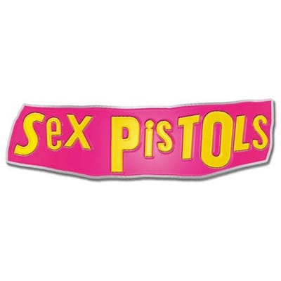 Sex Pistols - Classic Logo Pin - Roze/Geel