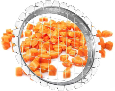 Dailygoods- Ei Slicer Hoogwaardig Roestvrij Staal - Groentesnijder - Aardappelsnijder - Paddestoel Snijmachine - Compact Gereedschap - Perfect voor Salades