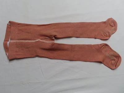 Maillot - Collant - Kousenbroek - Meisje - Peach Amber / Gold - 86/92