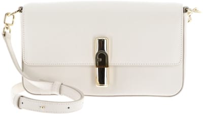 FURLA Leren Schoudertas Iride Crossbody Bag Panna Crème