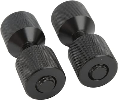Allecto - Flens Uitlijnpennen Set - 2 Gaten - 2 Stuks - Aluminium - Voor Auto en Boot - Precisie en Gebruiksgemak - Geschikt voor Auto en Boot - Mo...