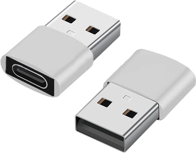 2-pack USB-C naar USB-adapter voor gegevensoverdracht en opladen