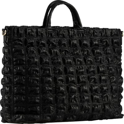 JOST Schoudertas met laptopvak Senja Tote Bag Black Zwart