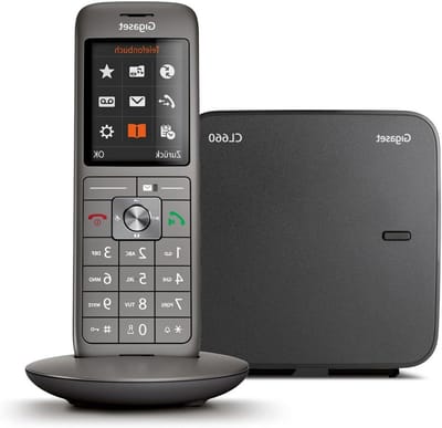 Draadloze DECT Telefoon - Huistelefoon Analoog - Thuis Bellen - Briljante Geluidskwaliteit - 52 x 21 x 157 cm - Antraciet