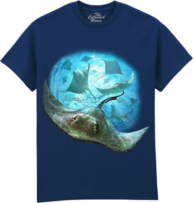 Pijlstaart Rog School Of Stingrays The Coloured House T-shirt M