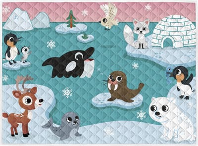 Brisby Zware Kwaliteit Speelkleed, Speelmat Anti slip en Wasbaar 150 x 200 cm. – Pooldieren