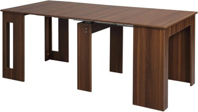 Eettafel Uitschuifbaar en Vouwtafel - Houten Eetkamertafel - Modern Design