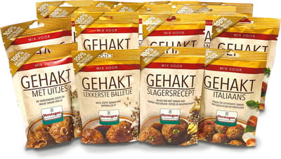 Verstegen - Verstegen - Gehaktmixen pakket - 15 stuks - Kruiden & specerijen - 600g