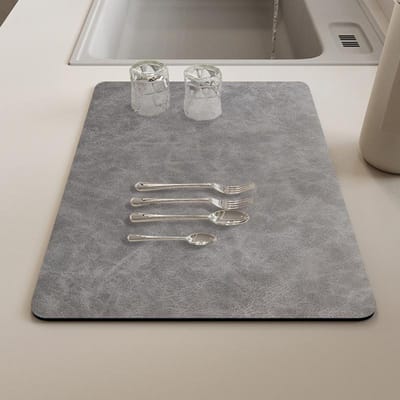 Diatomeeënaarde Modder Keuken Afdruipmat Aanrecht Absorberende Tafelmat Huishoudelijke Kopjes Afwas Droogmat Antislip Anti-aanslag Tafelmat 30 * 40CM