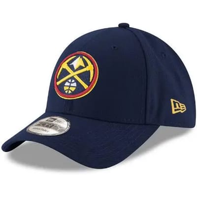 New Era Cap - The League NBA Cap - Team Denver Nuggets - Blauw - One Size - Verstelbaar - New Era Caps - 9Forty - Pet Heren - Pet Dames - Petten - Caps - Pet