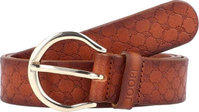 JOOP! Leren Riem DOB 3,5 cm Belt W80 Sandalwood Terracotta