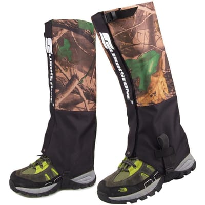 Guêtres Imperméables Coupe-vent Anti-Moustiques Protection des Jambes Couvre-Bottes pour Randonnée Trekking camouflage