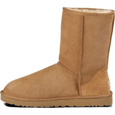 UGG® Classic Short for Men in Brown, Size 8, Twinface/Polyester/Wool