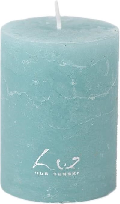 Rasteli Luz Your Senses Kaars-Stompkaars Turquoise-Blauw D 6 cm H 8 cm per 2 stuks