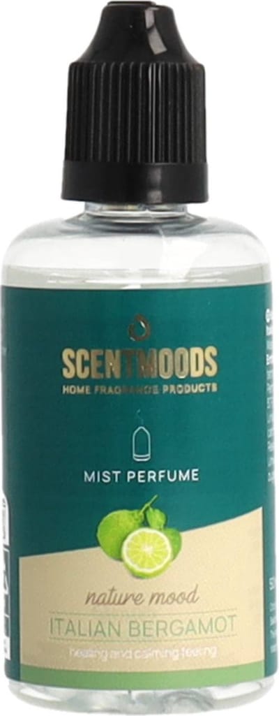 Scentmoods - Bergamot Geurolie Voor Aromadiffuser - Geurolie Voor Oliebrander - Navulling Geurbrander - Etherische Olie - Geurverspreiders - Verdamper
