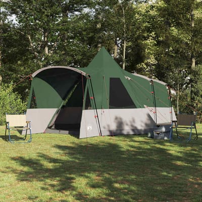 vidaXL Teepee Tent voor 8 Personen met dak Groen 720 x 465 x 295 cm