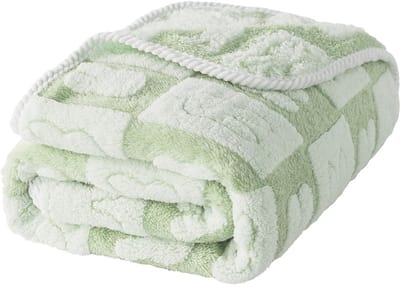 Kleur deken van imitatiebont, kasjmier, pluche, voor bank en bed, 130 cm