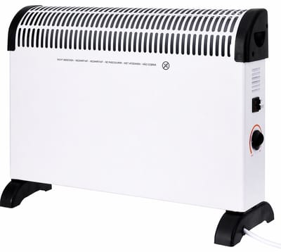HEM Campingkachel 750W, 1250W en 2000W – Convector Kachel – Elektrische Verwarming – Thermostaat – Vrijstaand – Inclusief HEM Microvezeldoekje