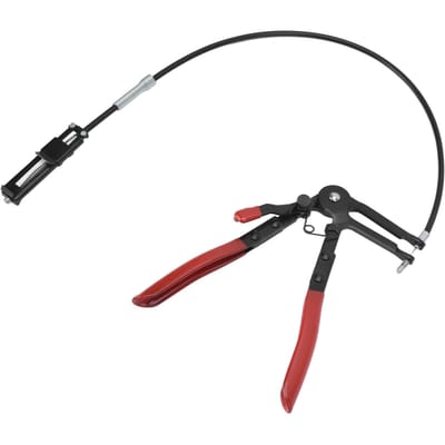 Pinces flexibles pour colliers de serrage Acier au manganèse 65 Longue portée À ressort Pinces pour tuyaux de carburant black