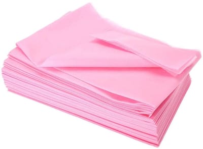 Allecto - Wegwerp Massagetafellakens - Waterdicht en Oliebestendig - 10 Stuks - Roze - Ideaal voor Schoonheidssalon - Draagbaar voor Reizen