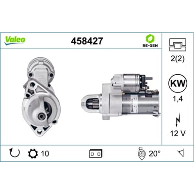 Starter VALEO 458427