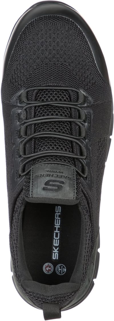 Skechers heren veiligheidsschoen SYNERGY-OMAT werkschoen 200013EC zwart