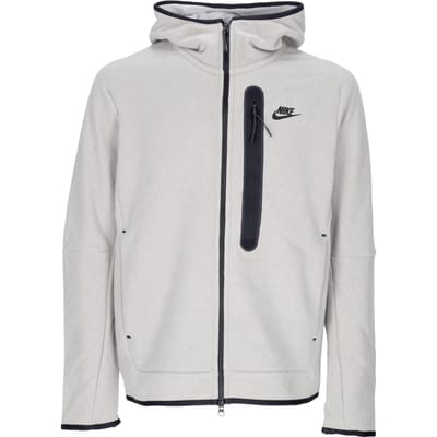 Herenhoodie met rits Sportkleding Tech Fleece winterhoodie met volledige rits Cobblestone/zwart