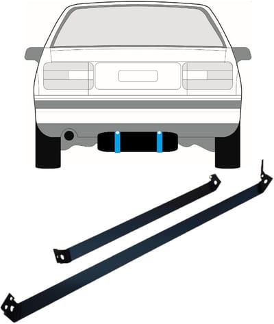 Brandstoftank klemmen voor Volvo 850 1991-1997 / Links